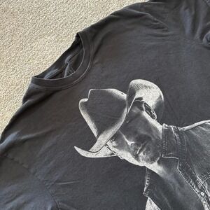 Tim McGraw Band T-Shirt Large Black Big Graphic Country Music Tee